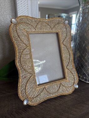 4”x6” Elegant Gold Decorative Photo Frame